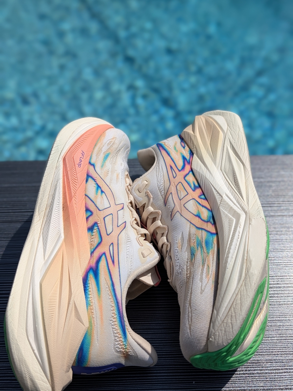 ASICS Superblast 3 Running Shoes Seashell Sun Coral Size US 6.5 (EU 39.5) - Picture 8 of 13